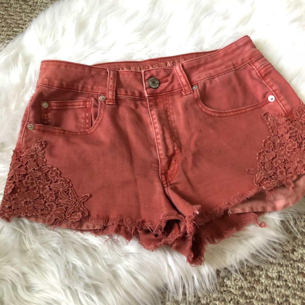 American Eagle Hi Rise Festival Shortie Size 8